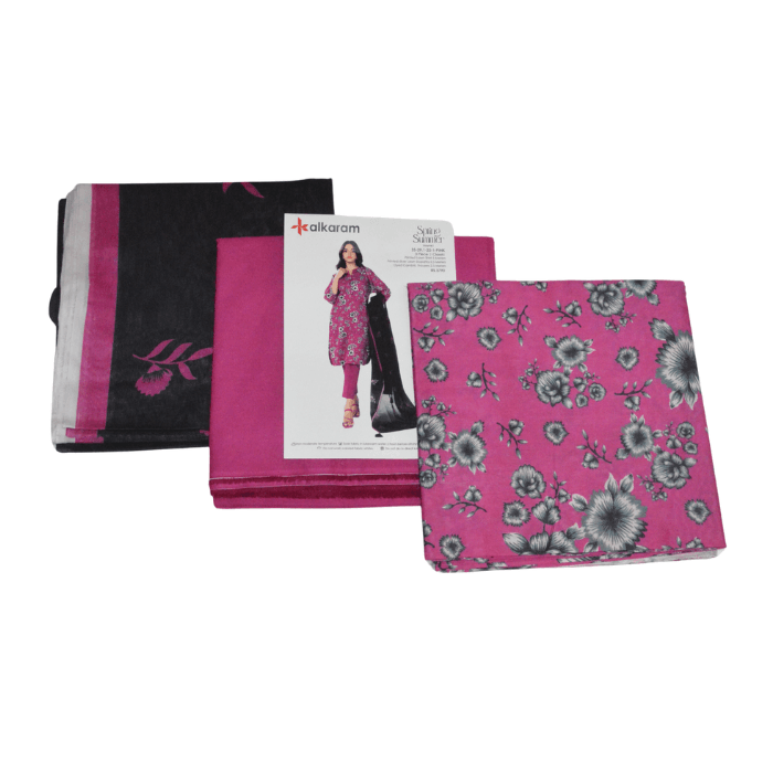 Alkaram 3PC Printed Lawn