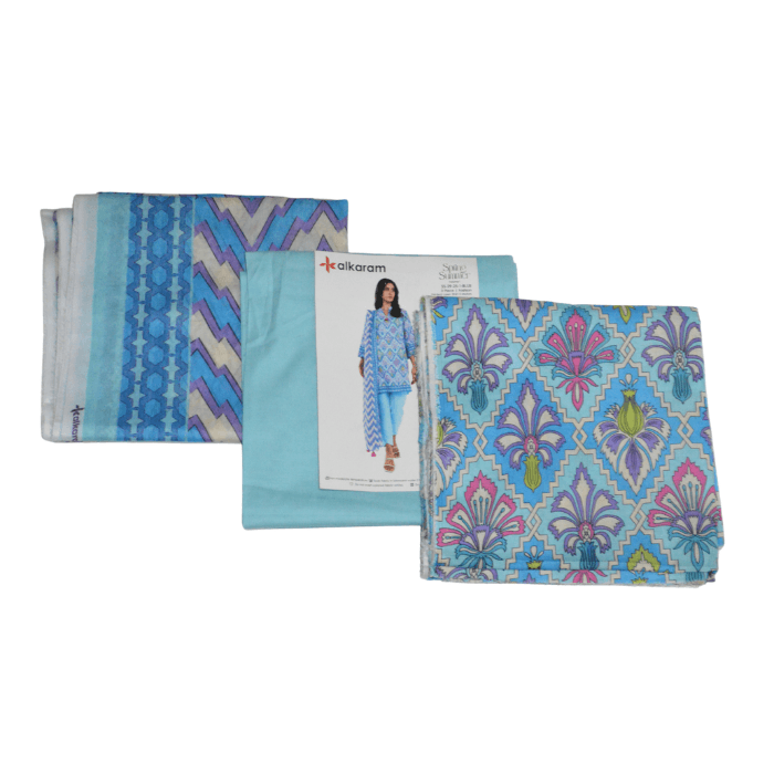 Alkaram 3PC Printed Lawn