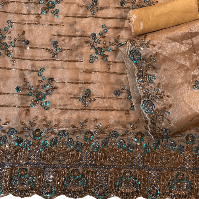 Cutdana Shisha Silk