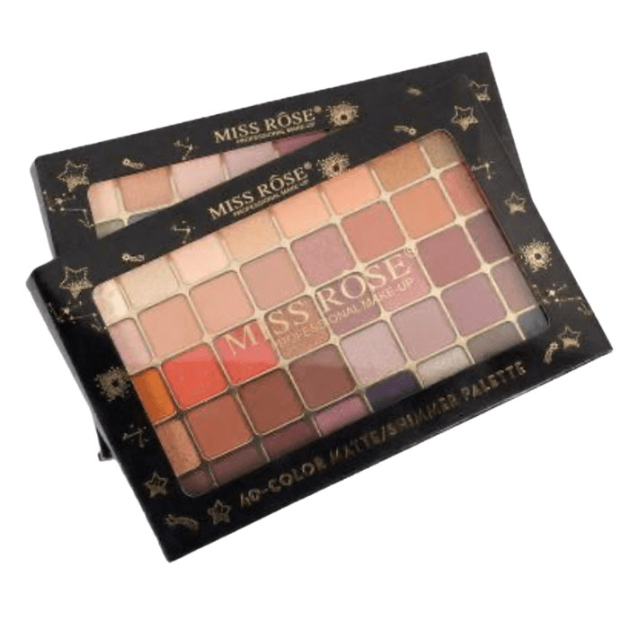 Miss Rose 40 Colors Eyeshadow Palette Mix Designs /cosmetics