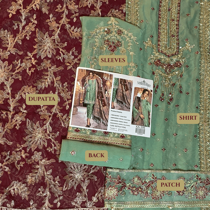 Maria B Ka399 Krinkle Fbs Pallu 42 Kal (Kal)