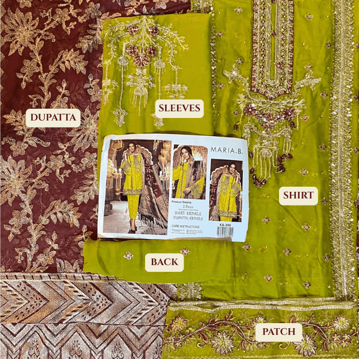 Maria B Ka399 Krinkle Fbs Pallu 42 Kal (Kal)