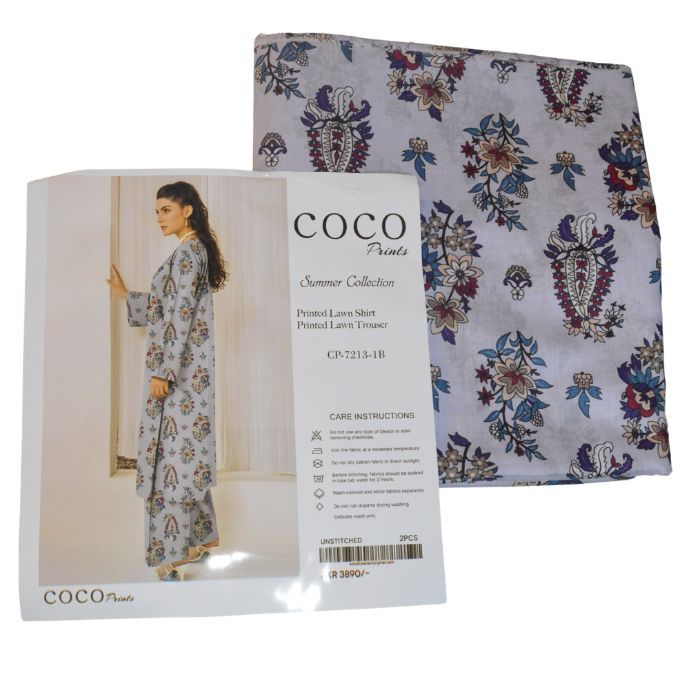 Coco 2PC Unstitch Printed Lawn