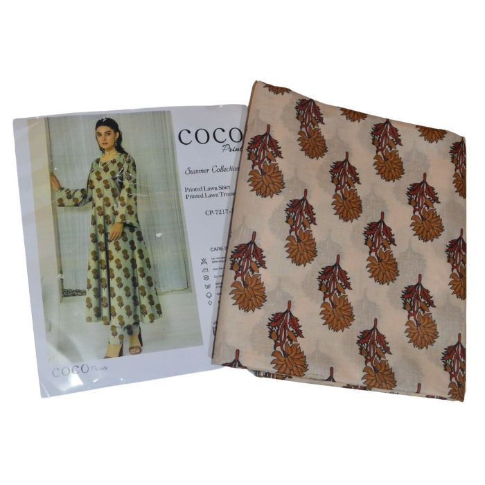Coco 2PC Unstitch Printed Lawn