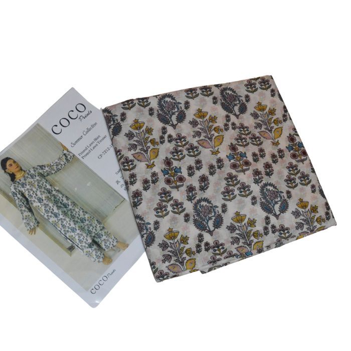 coco 2pc unstiched printed lawn 