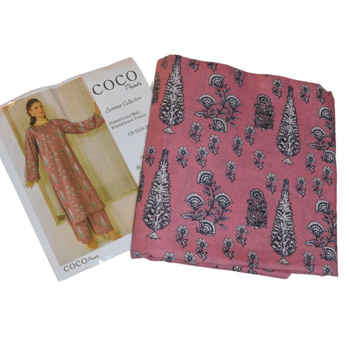 coco 2pc unstiched printed lawn 