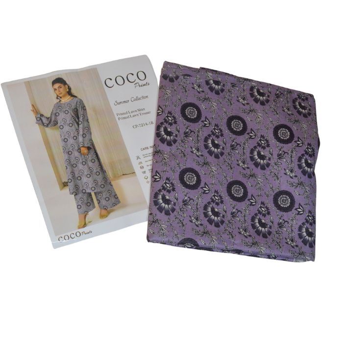 coco 2pc unstiched printed lawn 