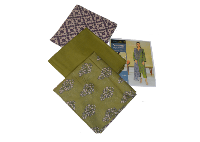 Limelight Printed Lawn Shirt Dyed Lawn Trouser And Printed Voil Dupata